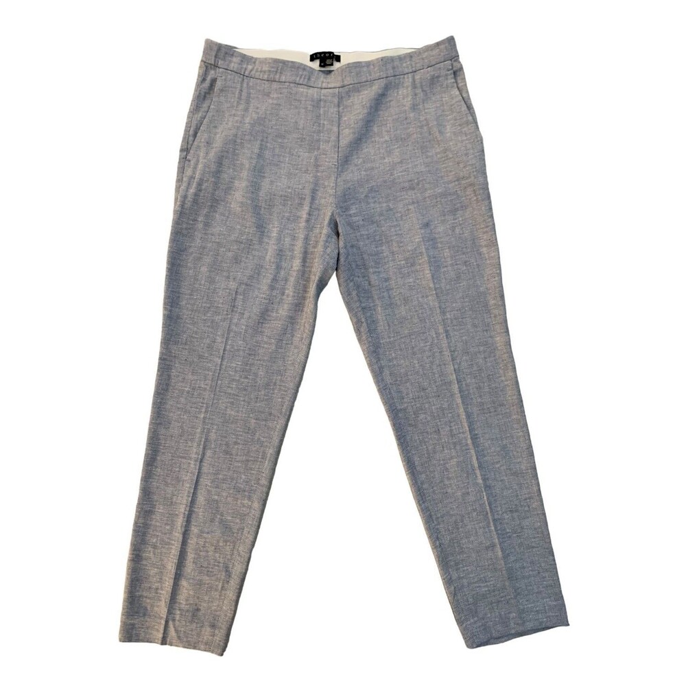 Theory Women's Light Gray Trousers